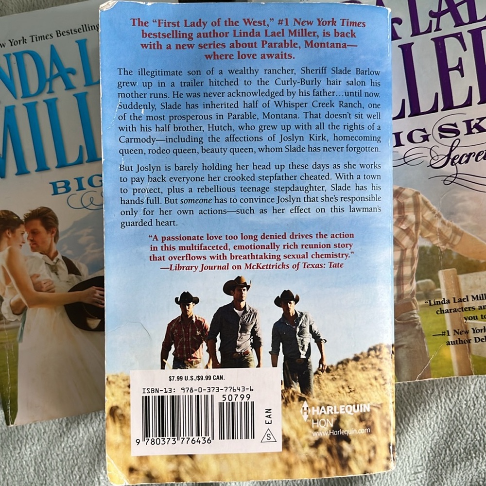 6 Linda Lael Miller “Big Sky” Western Romance Novels Set in Parable Montana. - Picture 4 of 14